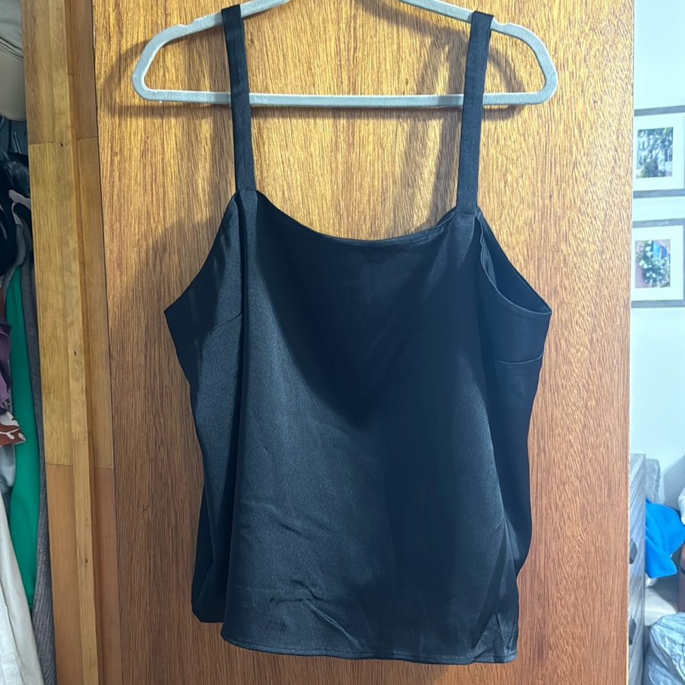 Satin Square Neck Tank